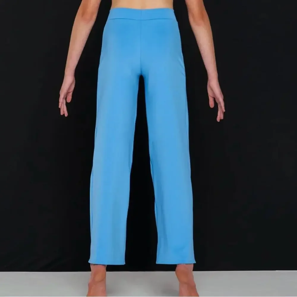 Kelle Turquoise Jacket And Wide Leg Pant Set size Medium Child